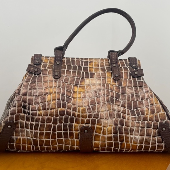 Fendi brown and gold handbag - Picture 4 of 7